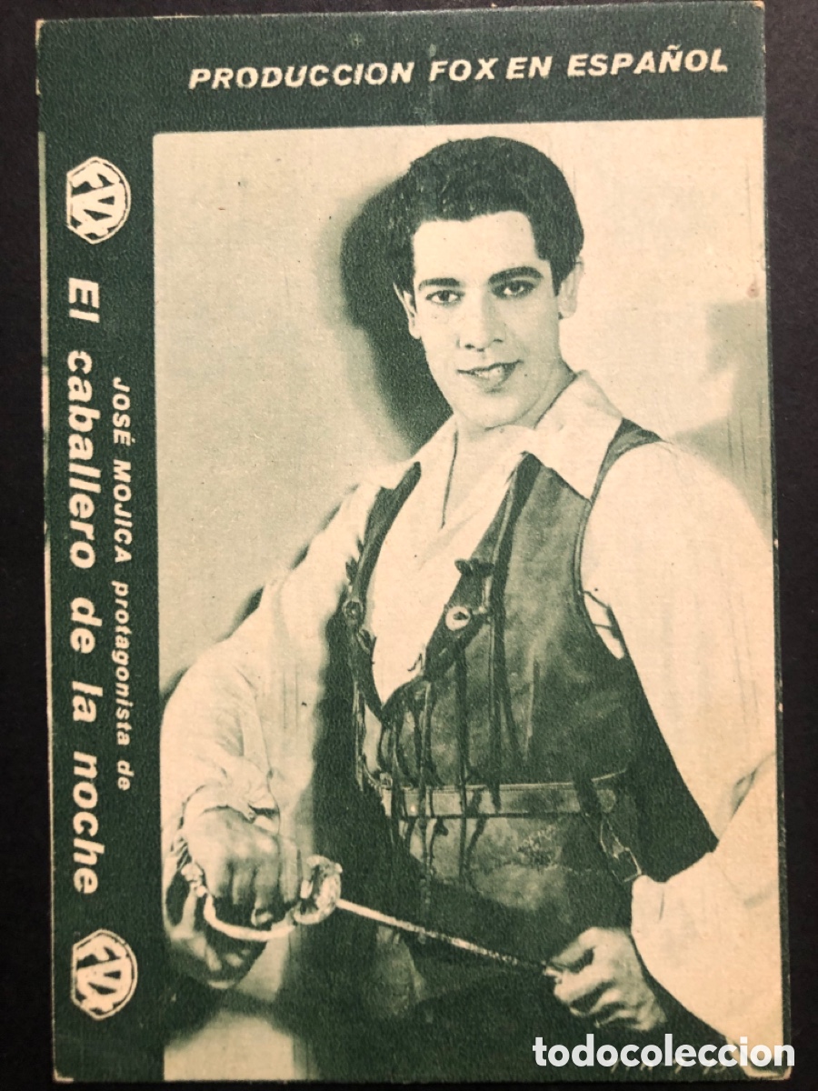  Flyers Publicitaires de films Anciens: Programa el caballero de la noche jose mojica con publicidad cine versalles torrente A7