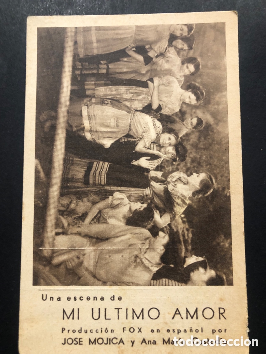 Kino: Programa mi &uacute;ltimo amor jose mojica Ana Mar&iacute;a custodio con publicidad teatro c&iacute;rculo A7