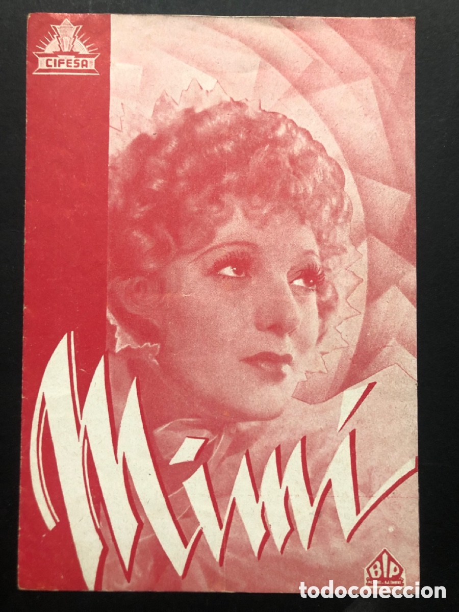 Kino: Programa Mimi douglas fairbanks con publicidad cine Rialto valencia A7