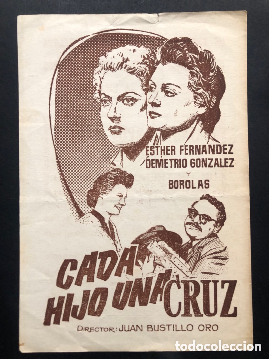 Kino: Programa cada hijo una cruz esther Fern&aacute;ndez con publicidad teatro campos el&iacute;seos A7