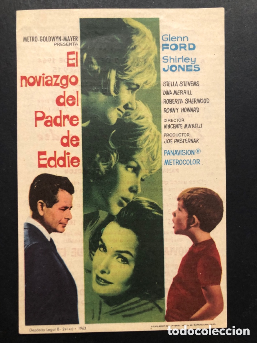 Kino: Programa MGM el noviazgo del padre de eddie Glenn ford con publicidad cine moderno