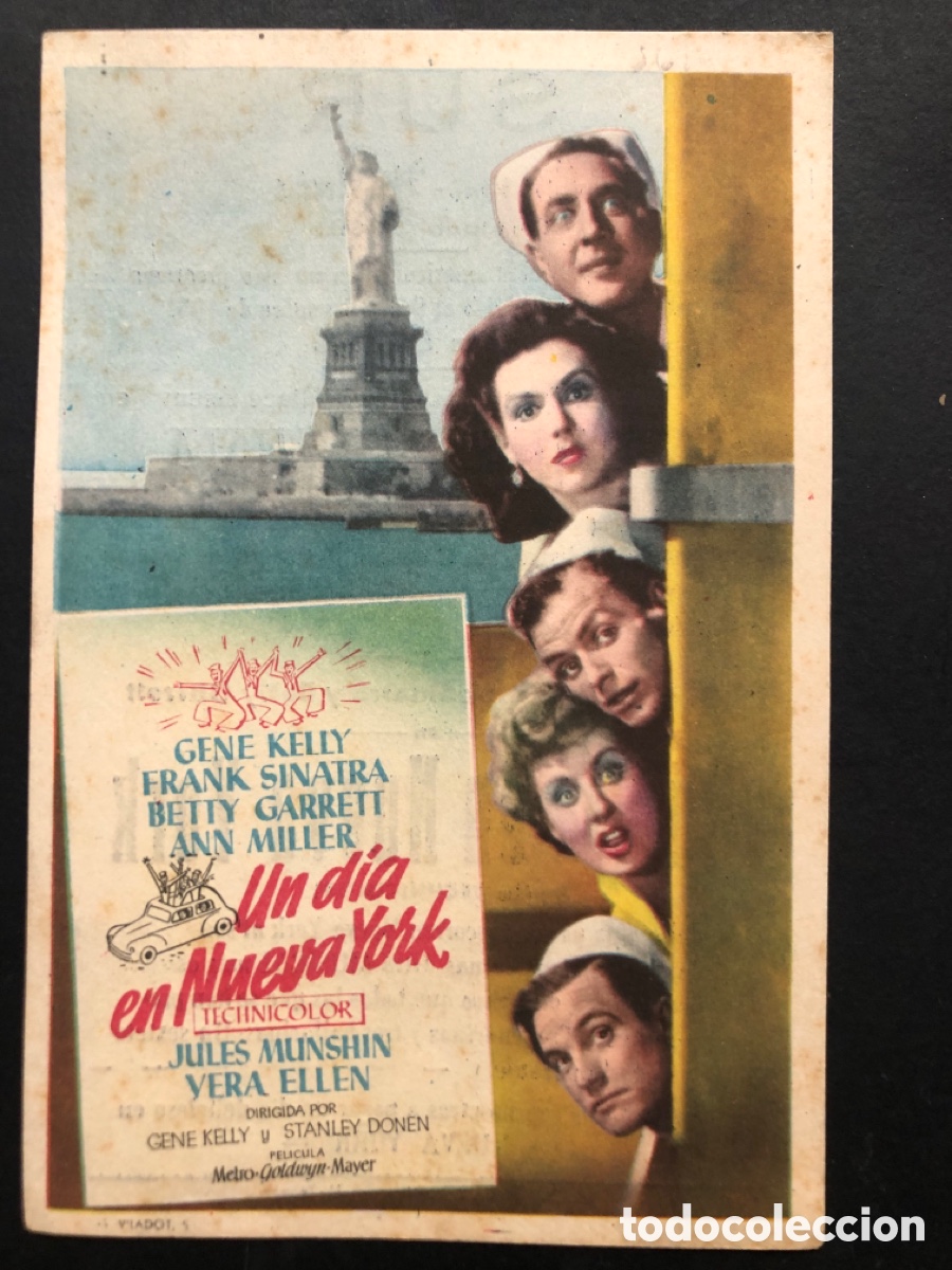Kino: Programa MGM un d&iacute;a en Nueva York con publicidad cine sur Mislata