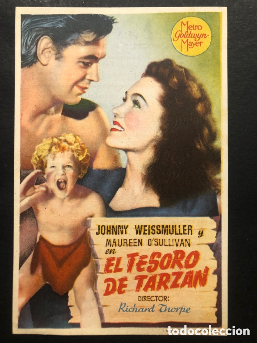 Kino: Programa el tesoro de tarzan johnny Weissmuller con publicidad casal de la principal A8