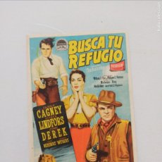 Cine: FOLLETO DE MANO - BUSCA TU REFUGIO - JAMES CAGNEY - SIN PUBLICIDAD (150E)
