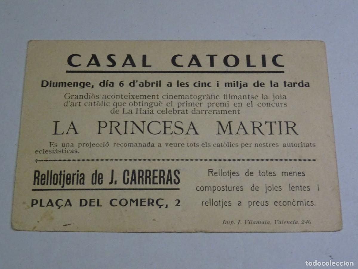 Cine: PROGRAMA DE CINE - LA PRINCESA MARTIR - LUCIENNE LEGRAND - CASAL CATOLIC - Foto 2