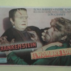Cine: FRANKENSTEIN Y EL HOMBRE LOBO ILONA MASSEY ORIGINAL C.P. CINE CUESTA MORA