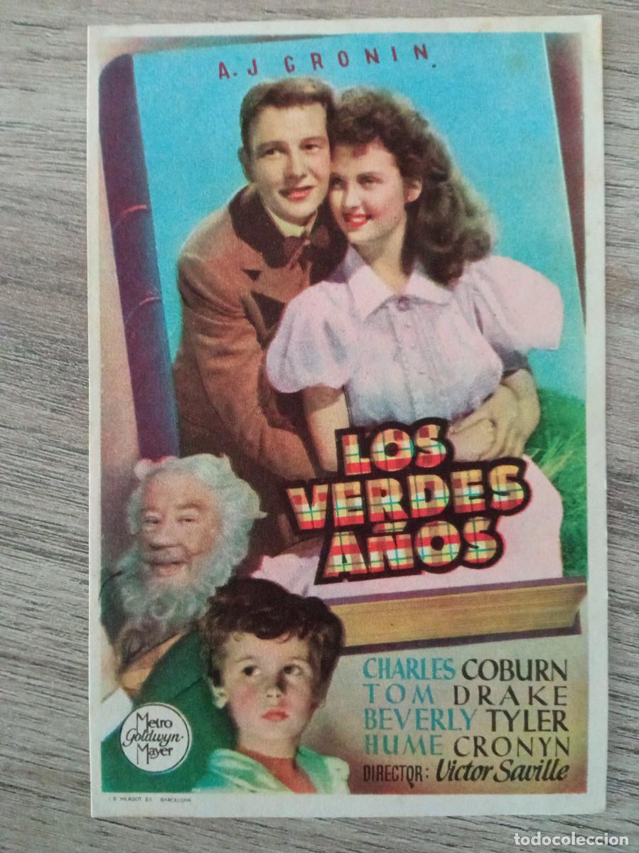 Cine: LOS VERDES A&Ntilde;OS, CHARLES COBURN, CINE AITANA, BENIMANTEL, ALICANTE, 1950