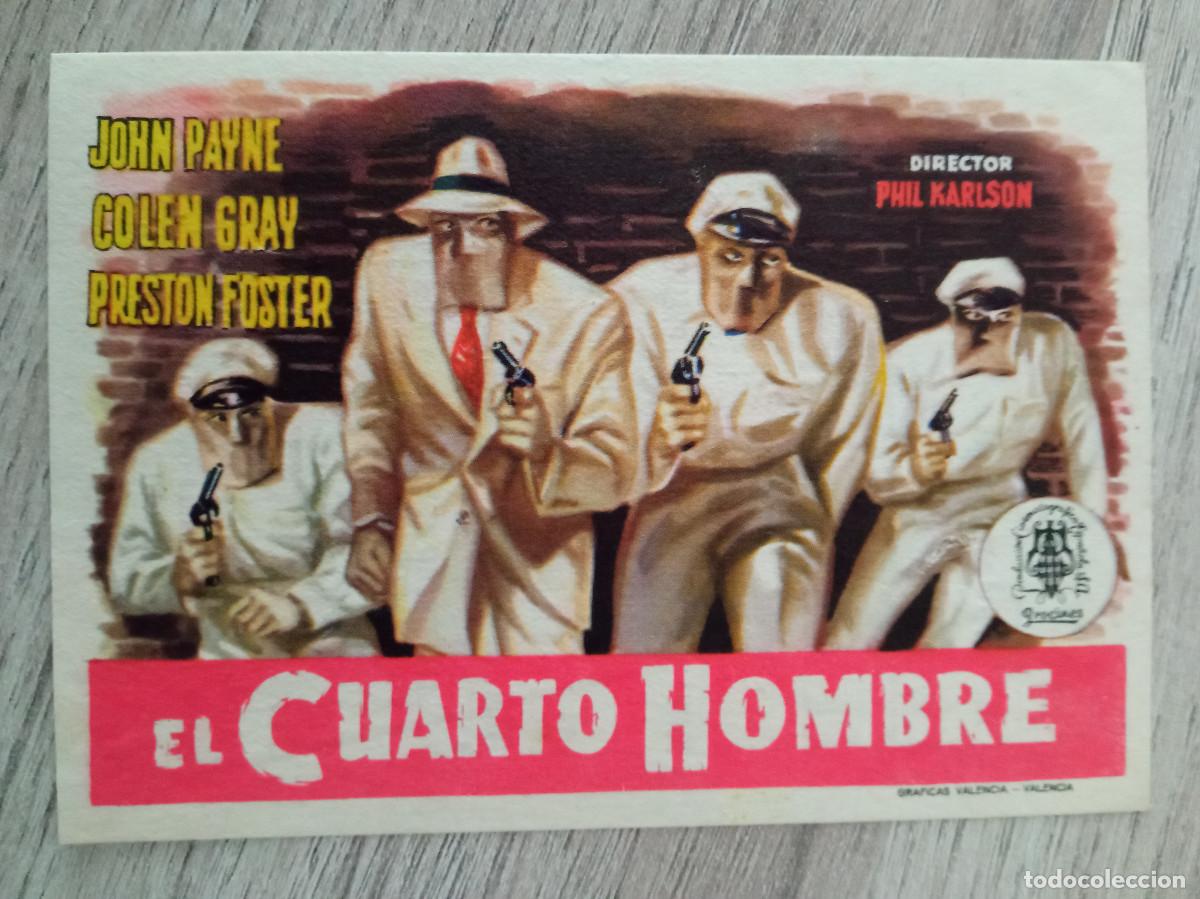 Cinema: EL CUARTO HOMBRE, JOHN PAYNE, GRAN CINEMA, SANTANDER, 1954