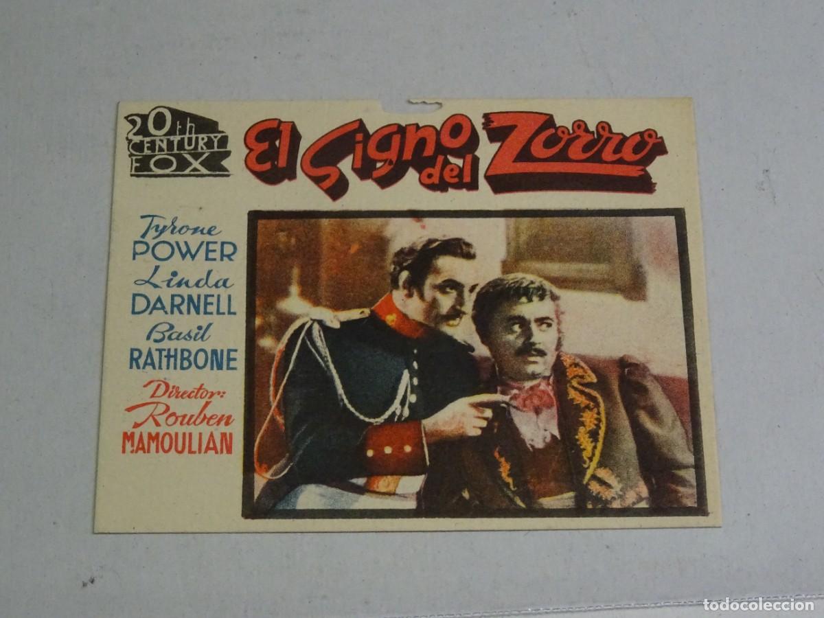 Kino: PROGRAMA DE CINE - EL SIGNO DEL ZORRO - TYHONE POWER, LINDA DARNELL - SE&Ntilde;ALES DE USO