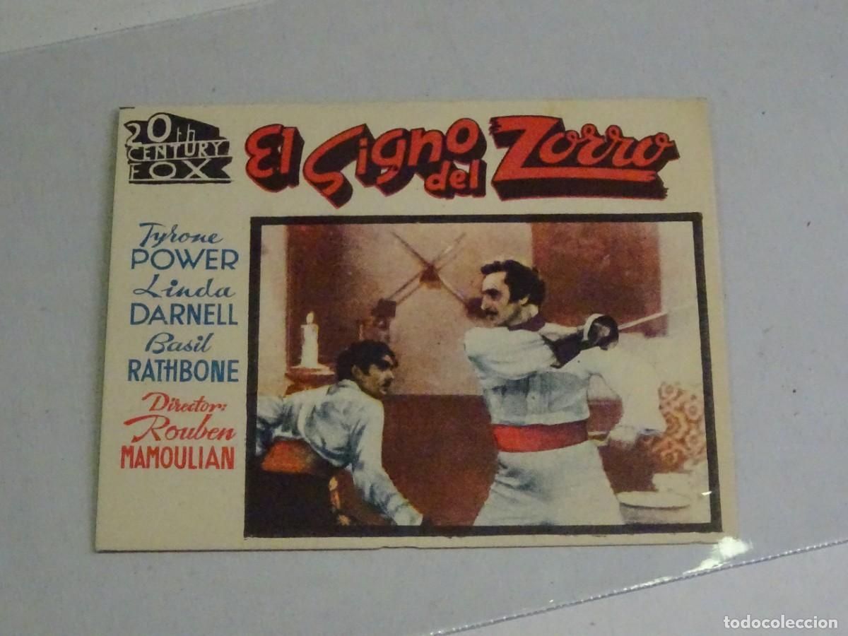 Kino: PROGRAMA DE CINE - EL SIGNO DEL ZORRO - TYHONE POWER, LINDA DARNELL - SE&Ntilde;ALES DE USO