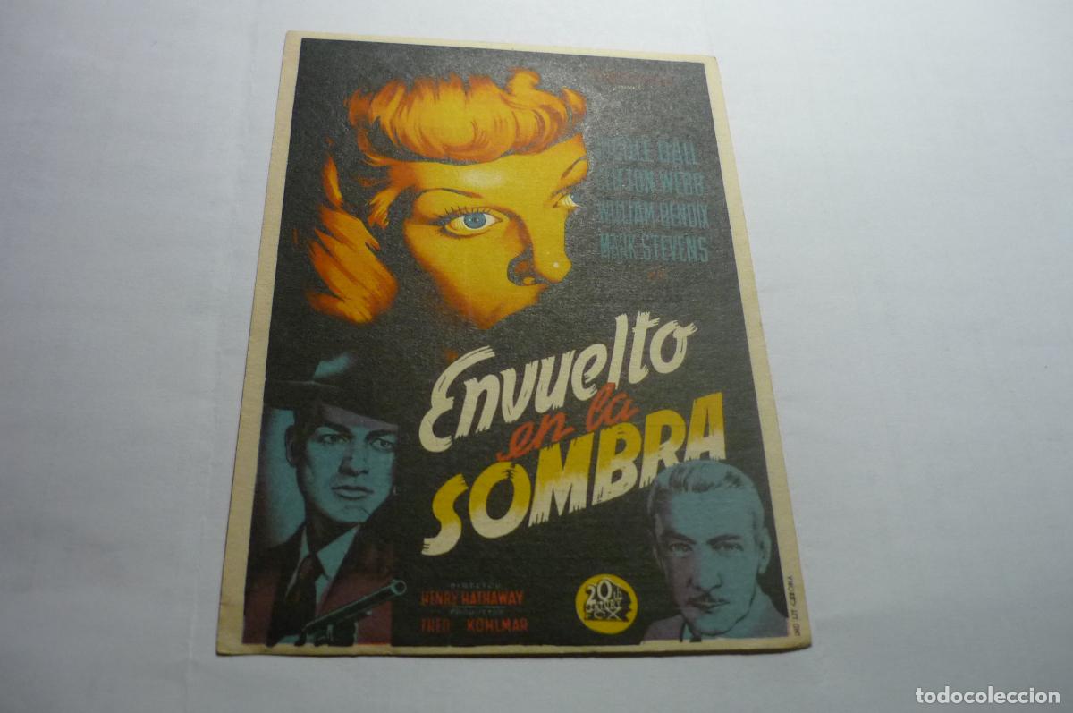  Foglietti di film di film antichi di cinema: programa envuelto en la sombra lucille ball publicidad