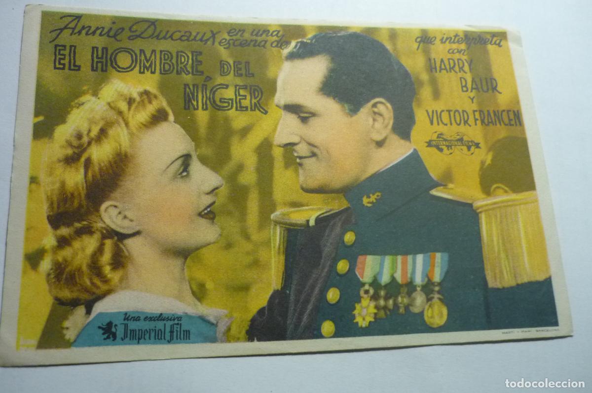 Cine: programa el hombre del niger.-harry baur - Foto 1