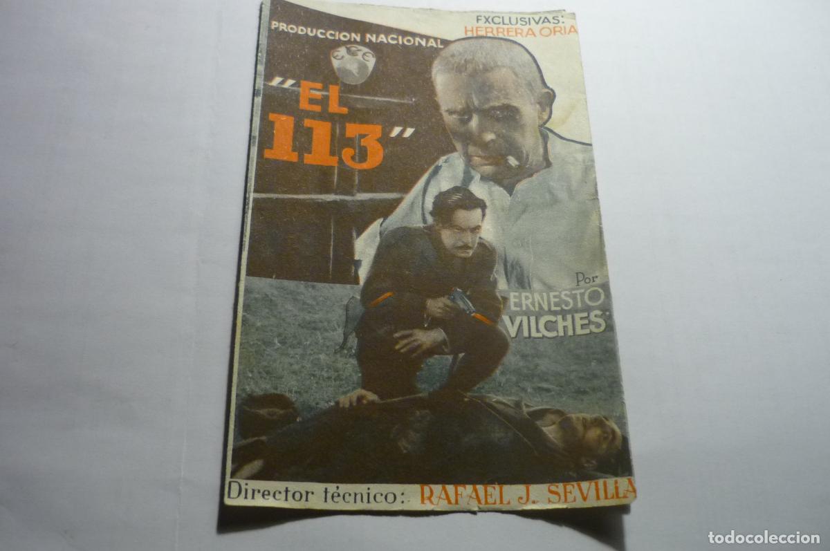  Foglietti di film di film antichi di cinema: programa doble el 113 ernesto vilches.-publicidad