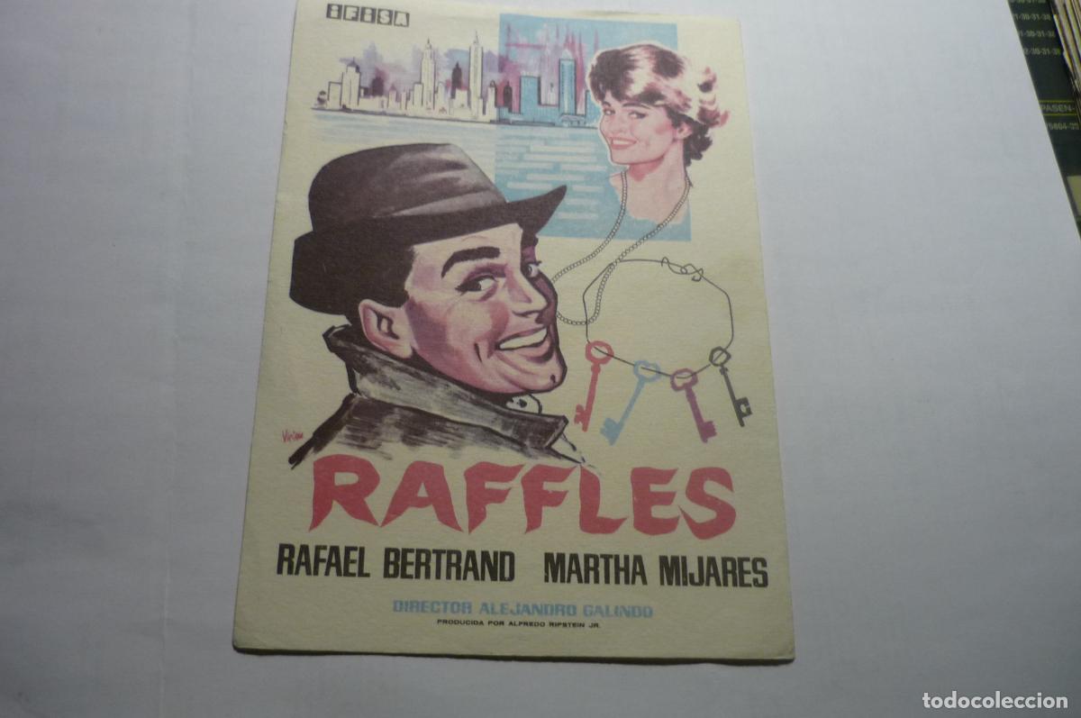 Cine: programa raffles.-rafael bertrand - Foto 1