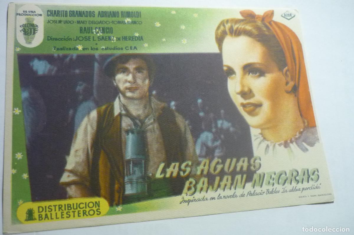 Cine: programa las aguas bajan negras.-charito granados - Foto 1