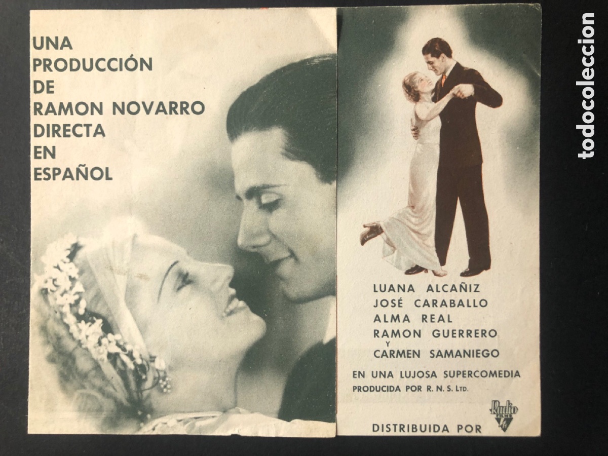 Kino: Programa cinta corriente Luana alca&ntilde;iz Ram&oacute;n novarro con publicidad cine espa&ntilde;a A8