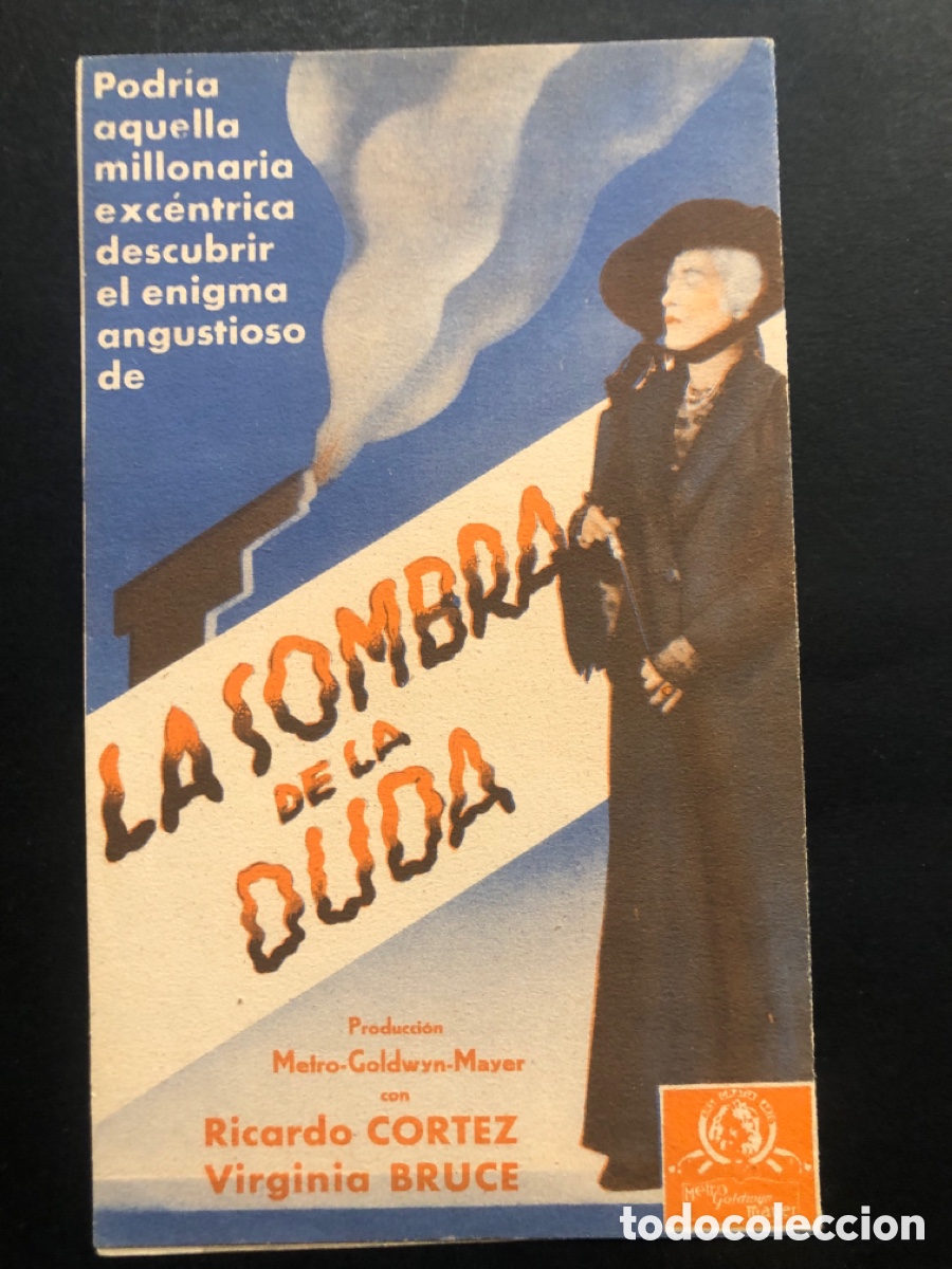 Cine: Programa la sombra de la duda ricardo cortez virginia bruce A8 - Foto 3