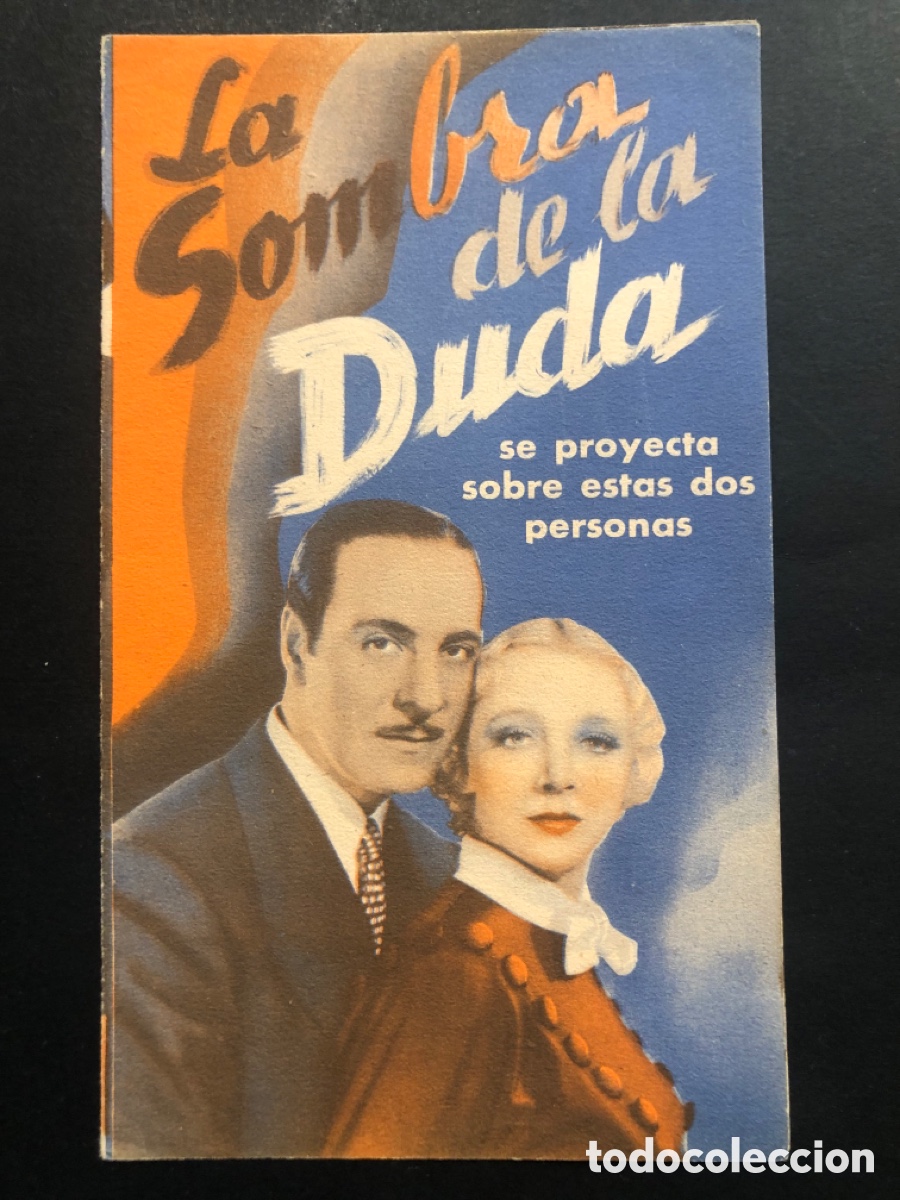 Cine: Programa la sombra de la duda ricardo cortez virginia bruce A8 - Foto 1