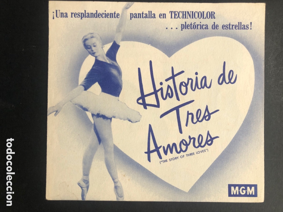 Kino: Programa MGM tres Amores kirk douglas pier angeli Ethel barrymore A8