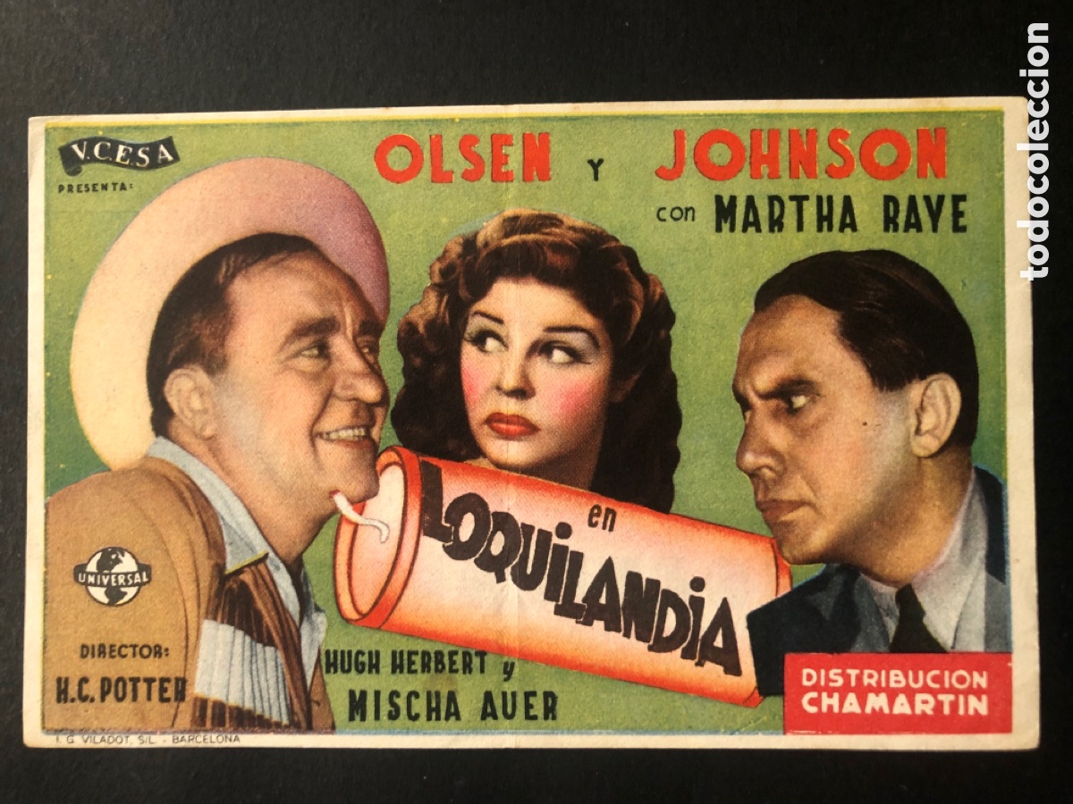 Kino: Programa loquilandia olsen y johnson con publicidad cine verano plaza de toros castellon A8