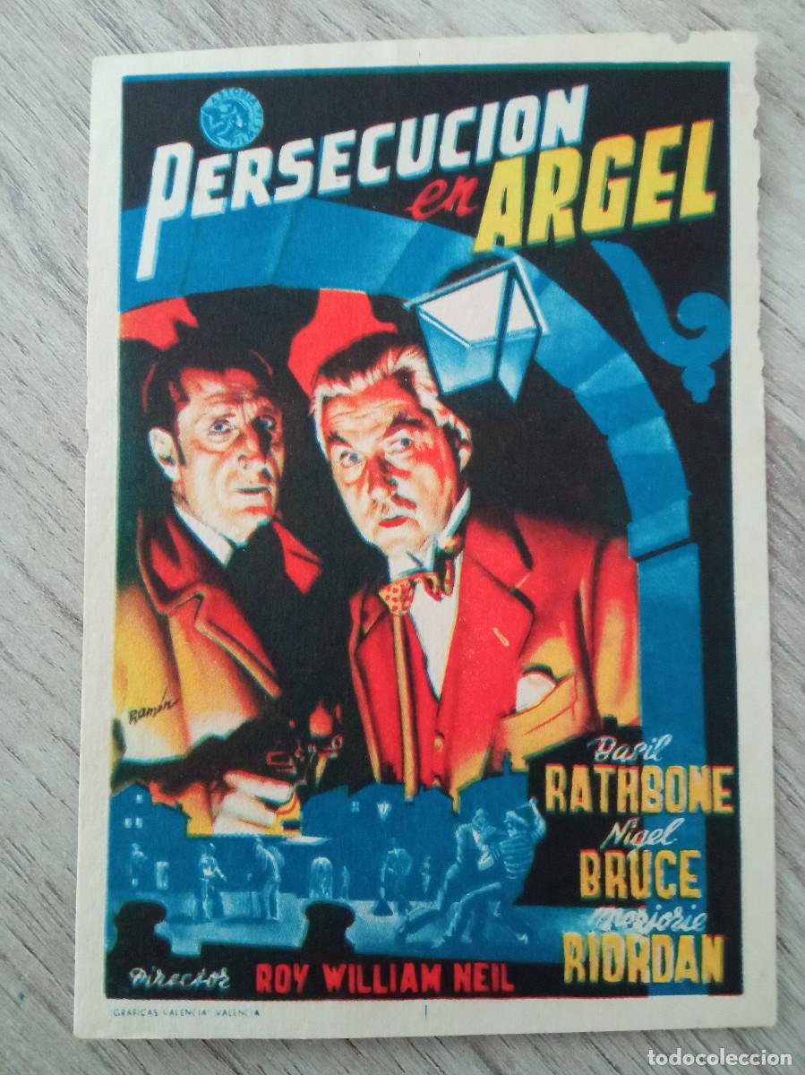 Cine: PERSECUCI&Oacute;N EN ARGEL, BASIL RATHBONE, SHERLOCK HOLMES - Foto 1