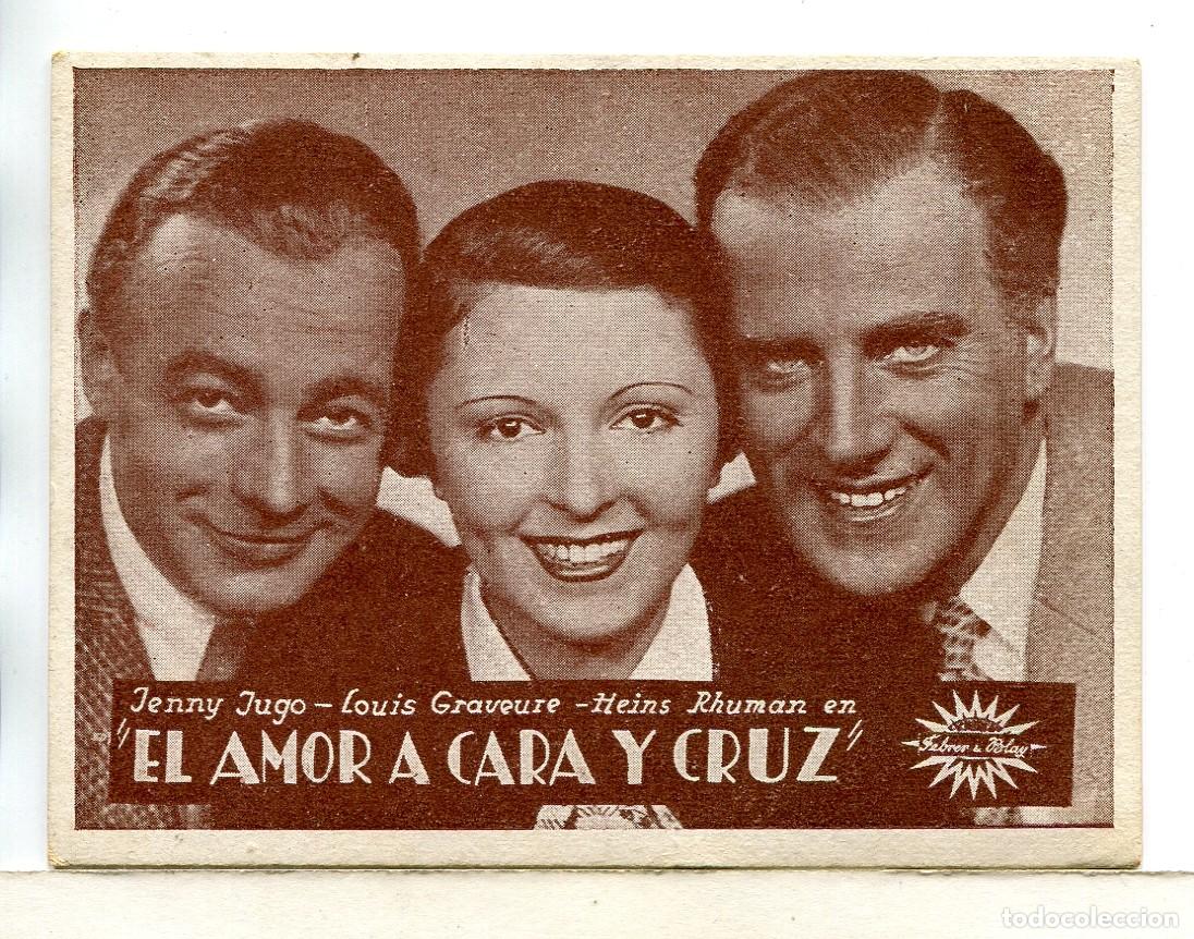 Cine: EL AMOR CARA Y CRUZ, con Jenny Jugo.