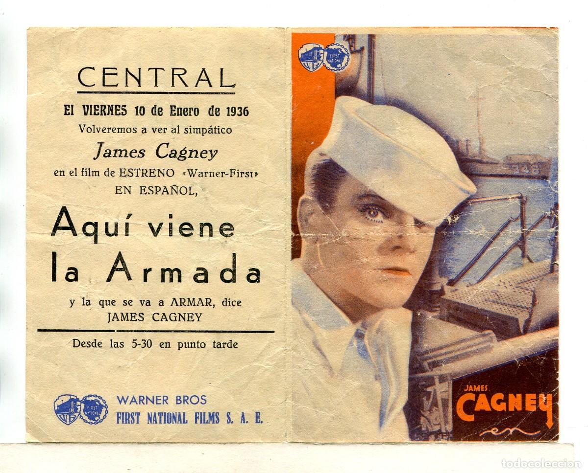 Cine: AQUI VIENE LA ARMADA, con James Cagney.