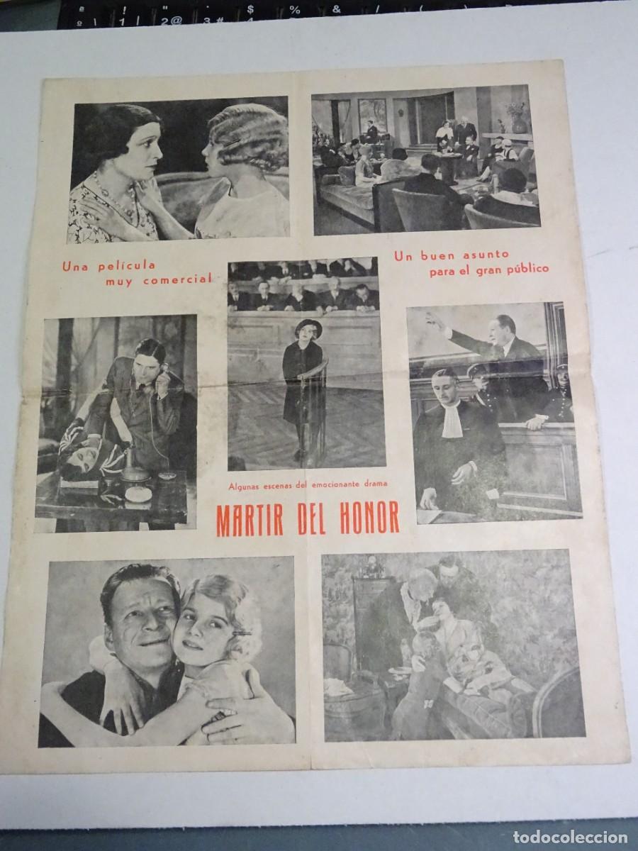 Cine: PROGRAMA DE CINE - MARTIR DEL HONOR - ROGER LA HONTE - EXCLUSIVAS TRIAN - Foto 1