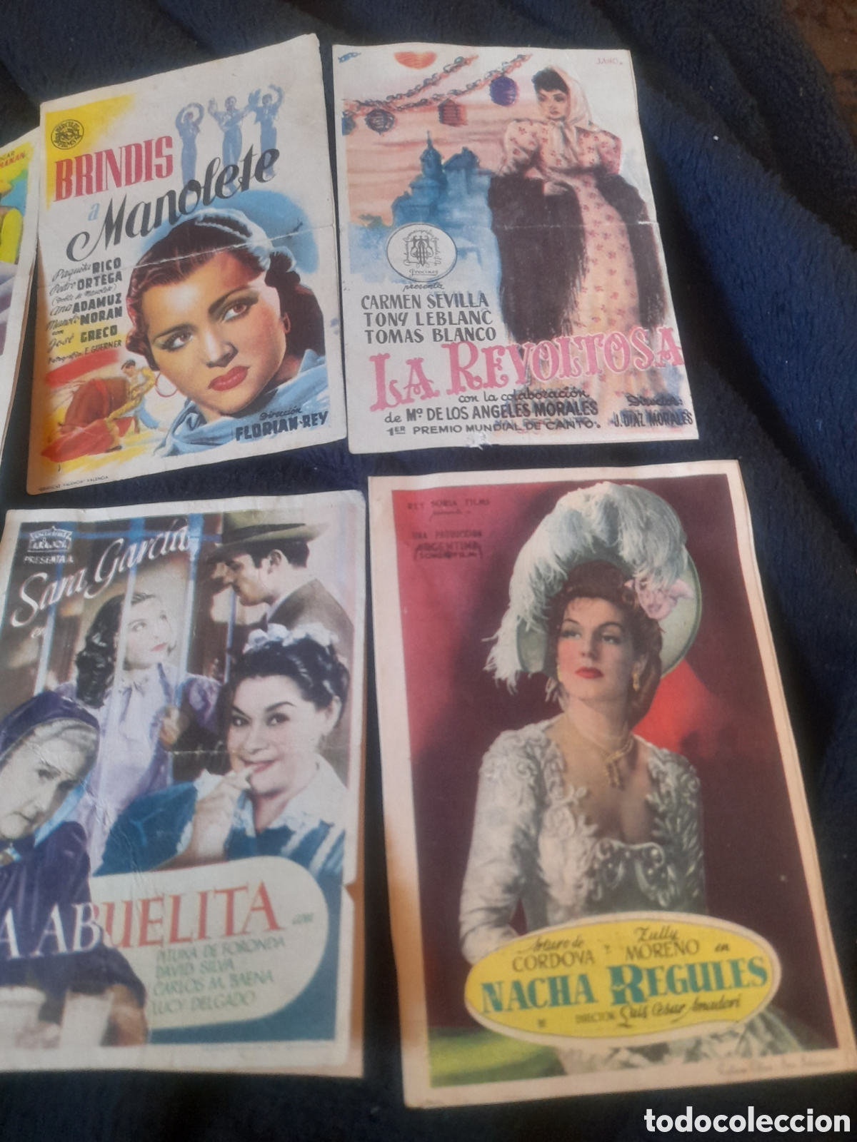 Cine: 6 antiguos programas de cine de mano, pegados a cart&oacute;n - Foto 4