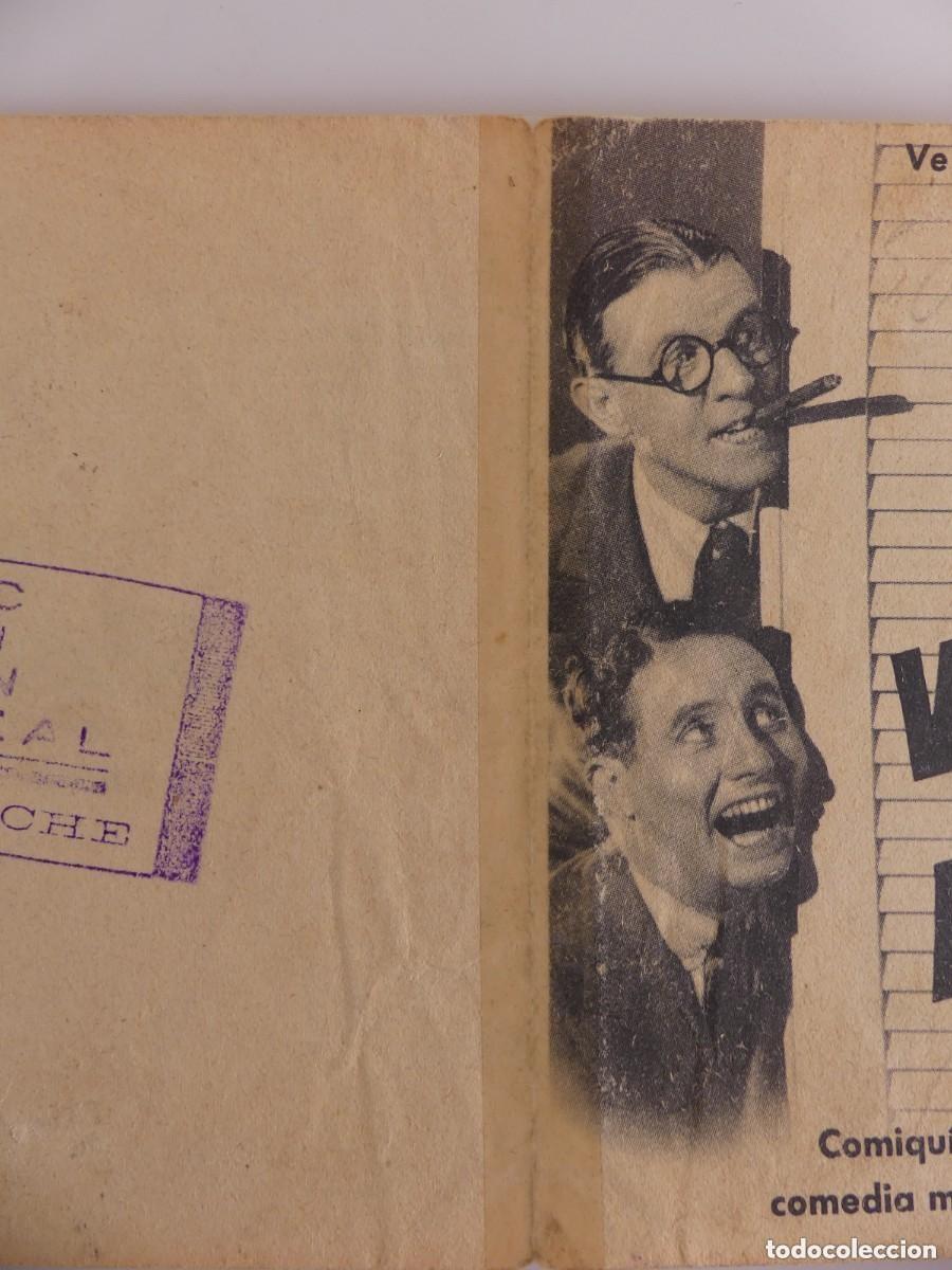 Cine: LA VIUDA NEGRA - PROGRAMA FOLLETO DE CINE DOBLE - Foto 2