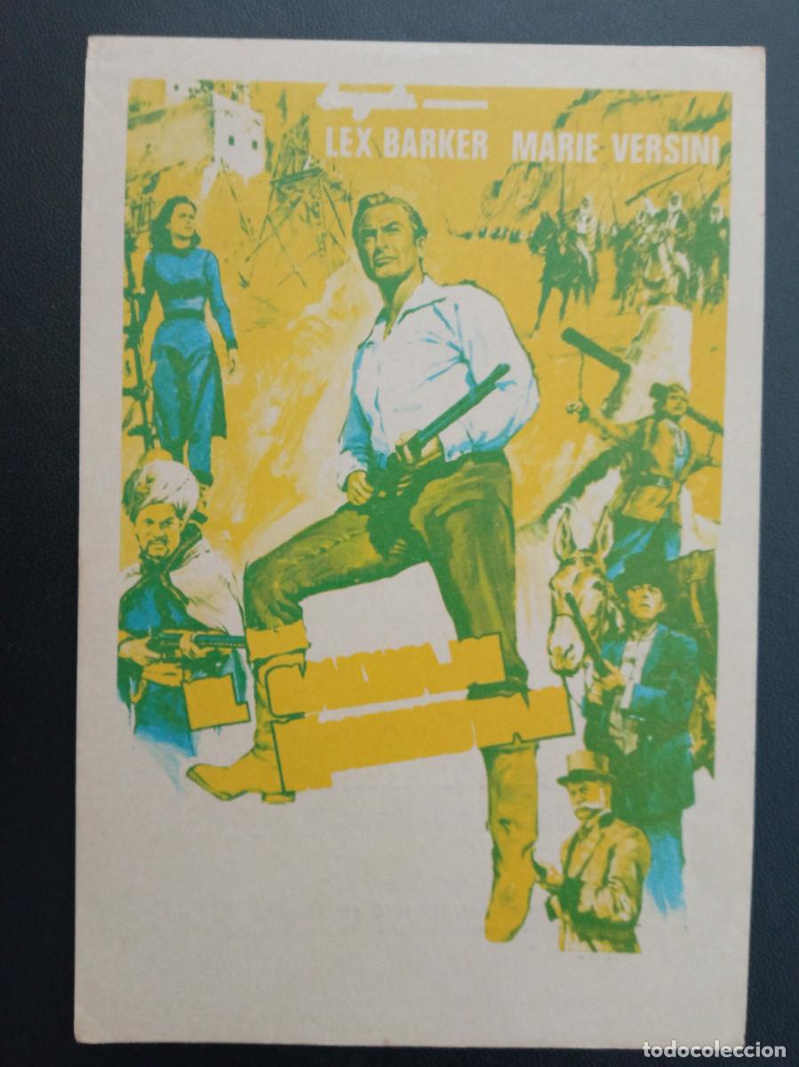  Flyers Publicitaires de films Anciens: EL SALVAJE KURDISTAN, LEX BARKER, KARL MAY, FALLO DE IMPRENTA