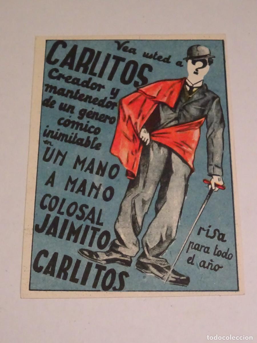 Cine: PROGRAMA DE CINE - CARLITOS - JAIMITO - CHARLOT CINE MAR - Foto 1