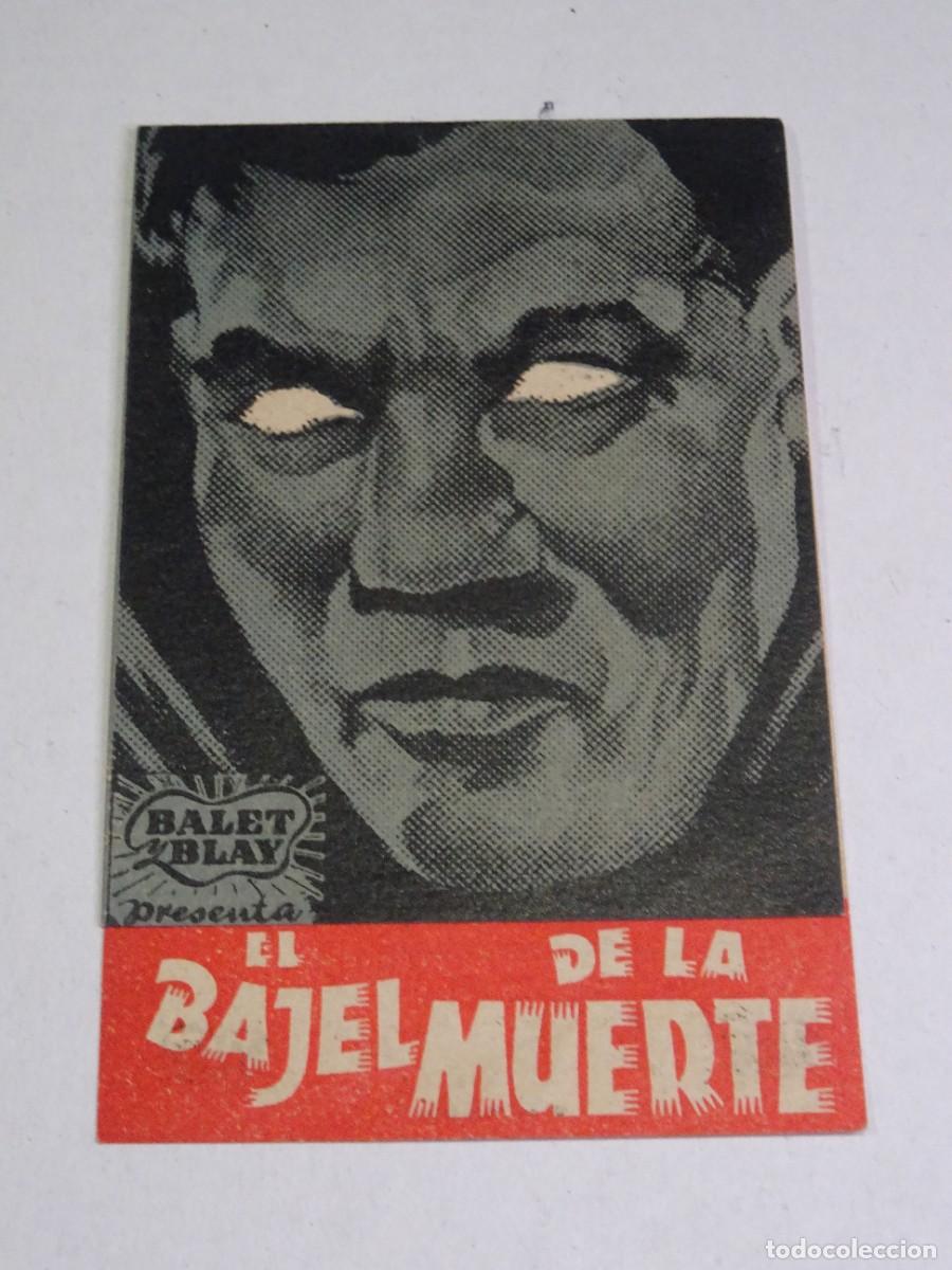  Flyers Publicitaires de films Anciens: PROGRAMA DE CINE - EL BAJEL DE LA MUERTE - CINEMA CATALU&Ntilde;A