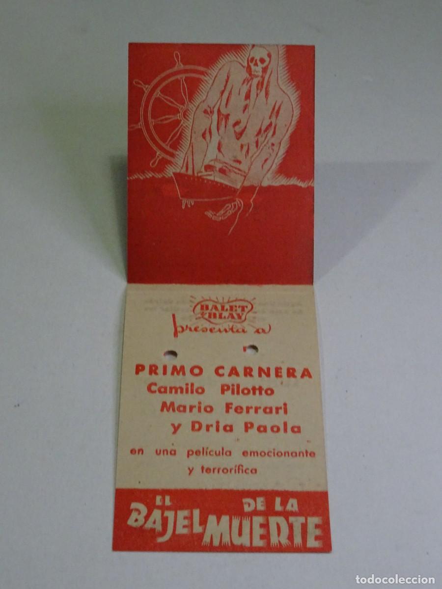 Cine: PROGRAMA DE CINE - EL BAJEL DE LA MUERTE - CINEMA CATALU&Ntilde;A - Foto 2