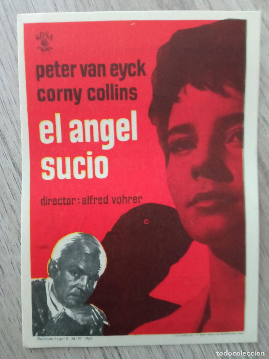 Flyers Publicitaires de films Anciens: EL ANGEL SUCIO, PETER VAN EYCK, CINE GRAN VIA, BILBAO
