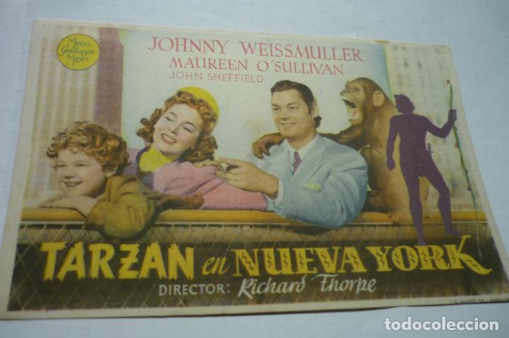 Cine: programa tarzan en nueva york-johnny weissmuller