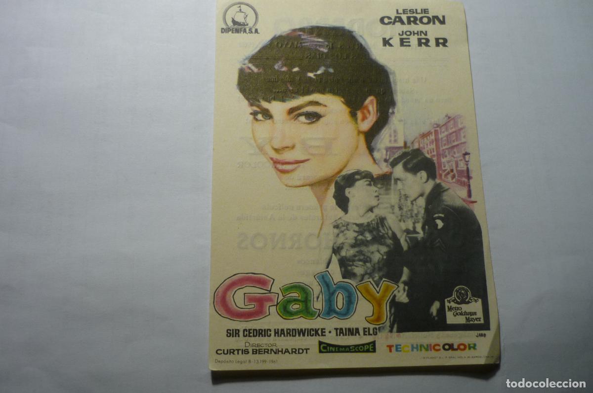 Kino: programa gaby.-leslie caron publicidad