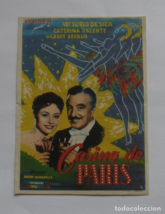 Cine: PROGRAMA DE CINE CASINO DE PARIS - Foto 1