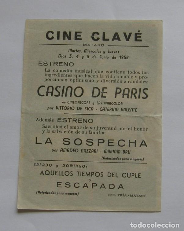 Cine: PROGRAMA DE CINE CASINO DE PARIS - Foto 2