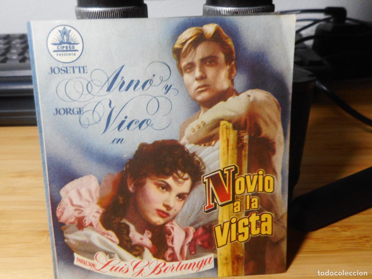 Kino: ANTIGUO FOLLETO MANO PELICULA NOVIO A LA VISTA. CINE ROSAL. FERROL