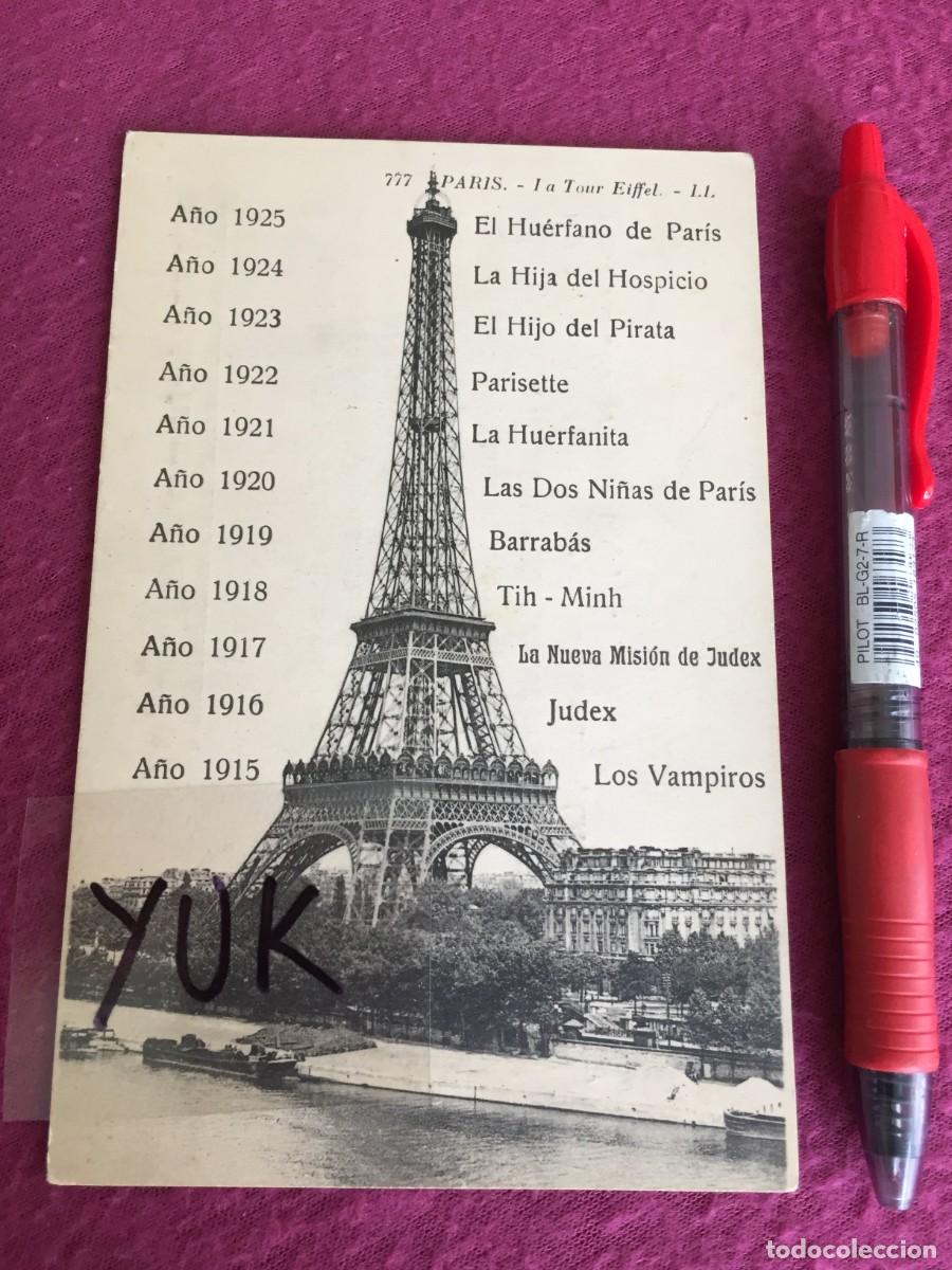 Kino: RARO PROGRAMA DE CINE MUDO - EL HU&Eacute;RFANO DE PAR&Iacute;S 1925 CON PUBLICIDAD DE OTRAS PELICULAS DESDE 1915