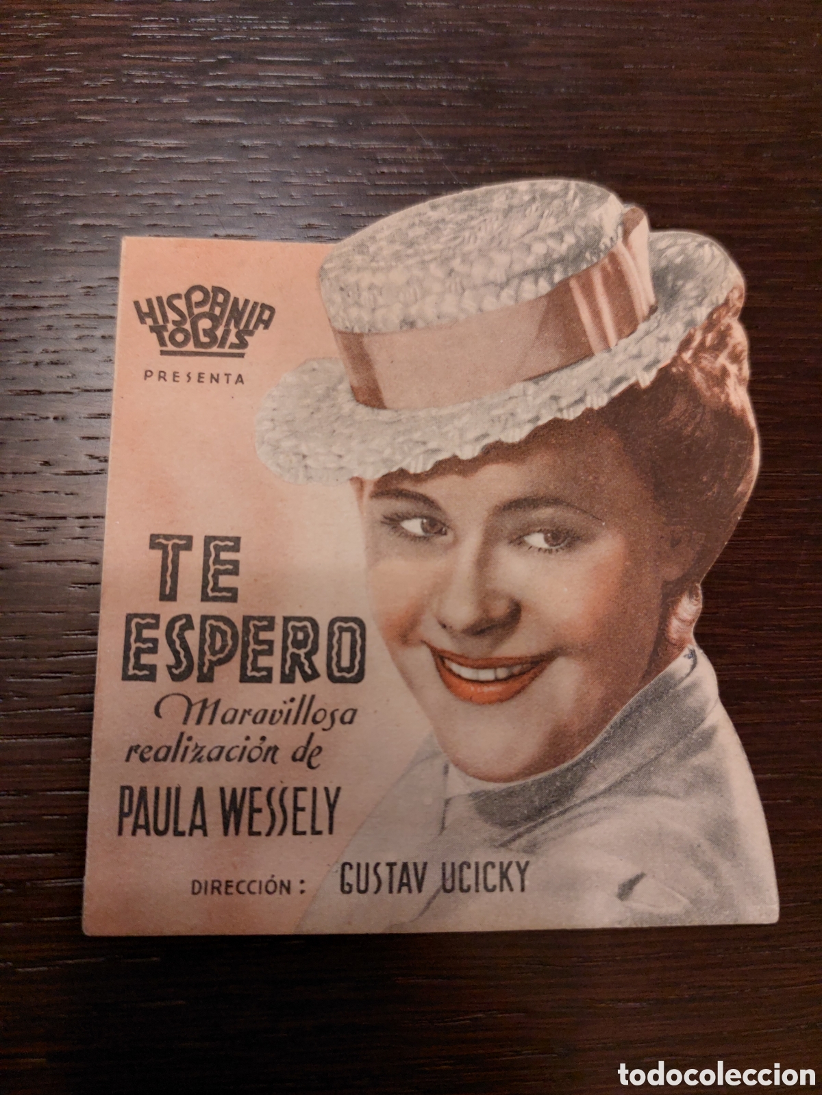 Kino: Programa troquelado Te espero, publicidad Teatro Cervantes