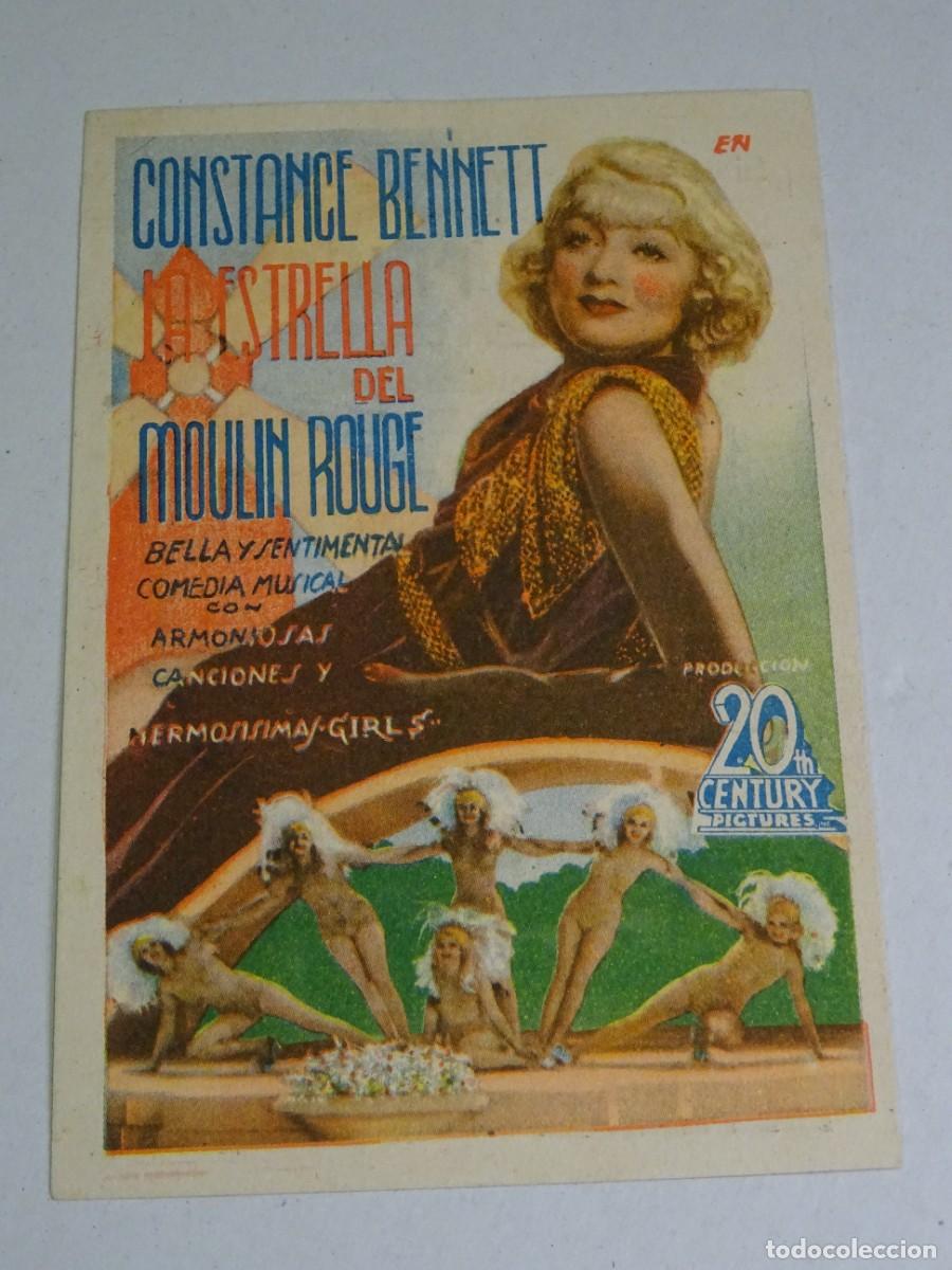 Cine: PROGRAMA DE CINE - LA ESTRELLA DEL MOULIN ROUGE - CONSTANCE BENNETT - Foto 1