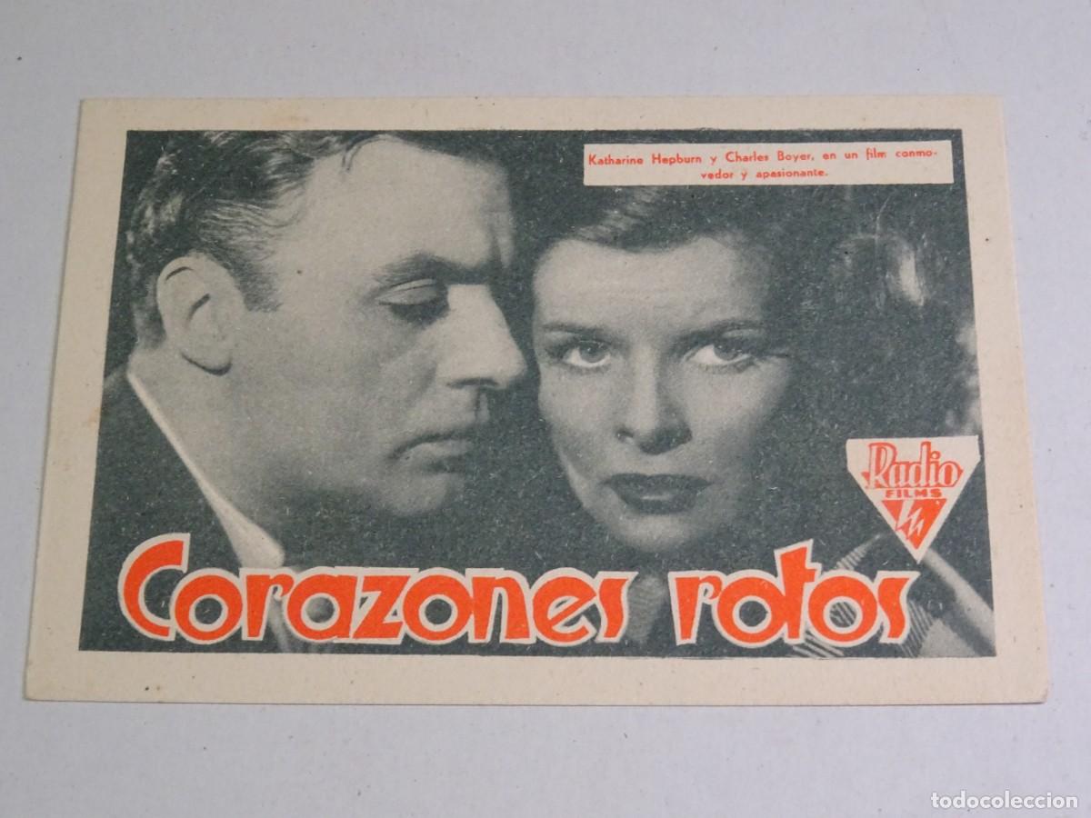Cine: PROGRAMA DE CINE - CORAZONES ROTOS - KATHARINE HEPBURN - Foto 1