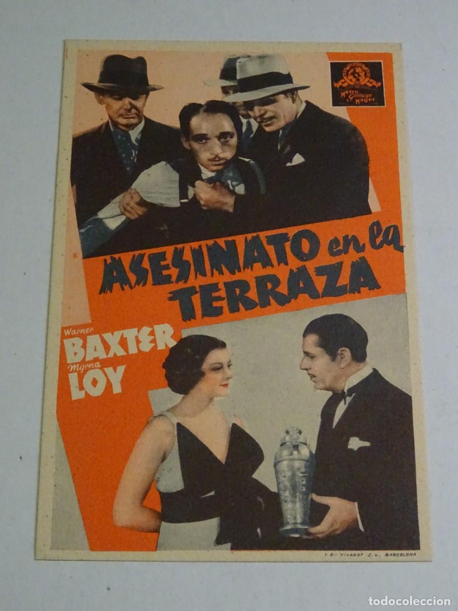 Cine: PROGRAMA DE CINE - ASESINATO EN LA TERRAZA - WARNER BAXTER - Foto 1