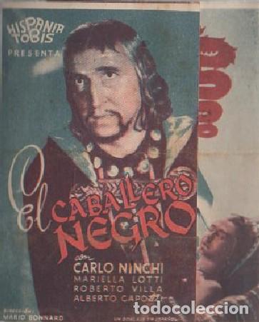 Cine: PROGRAMA DOBLE DE CINE: EL CABALLERO NEGRO PC-7484 - Foto 1