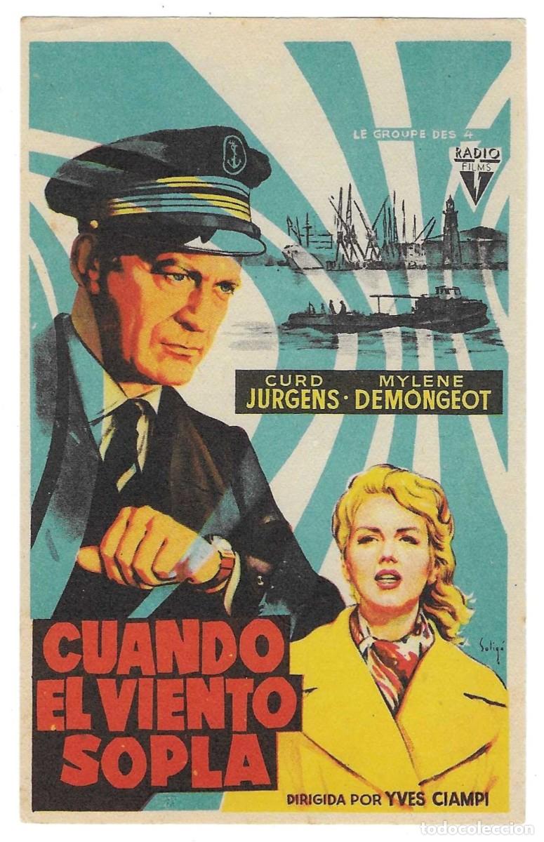 Cine: Programa Cine. Cuando el viento sopla. Curd Jurgens. 19-1876 - Foto 1