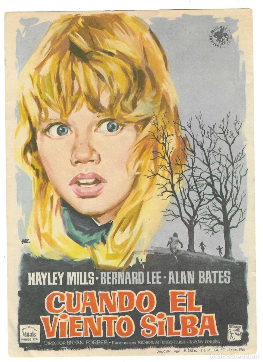 Cine: Programa CIne. Cuando el viento silba. Hayley Mills. 19-1877 - Foto 1