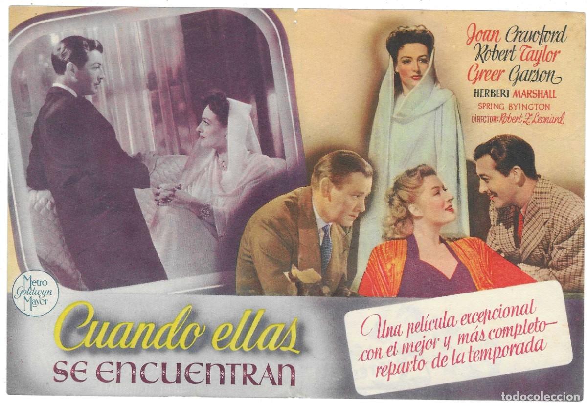 Kino: Programa Cine. Cuando ellas se encuentran. Joan Grawford. 19-1878
