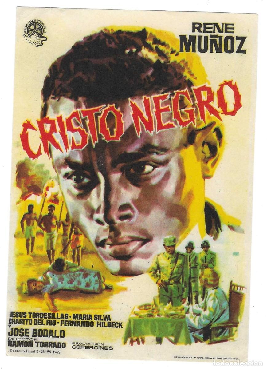 Kino: Programa Cine. Cristo Negro. Rene Mu&ntilde;oz. 19-1879